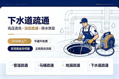 五家渠下水道疏通