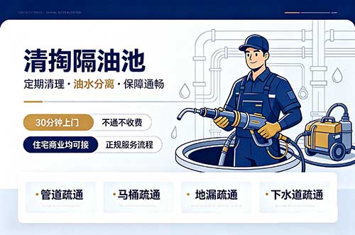 五家渠清掏隔油池